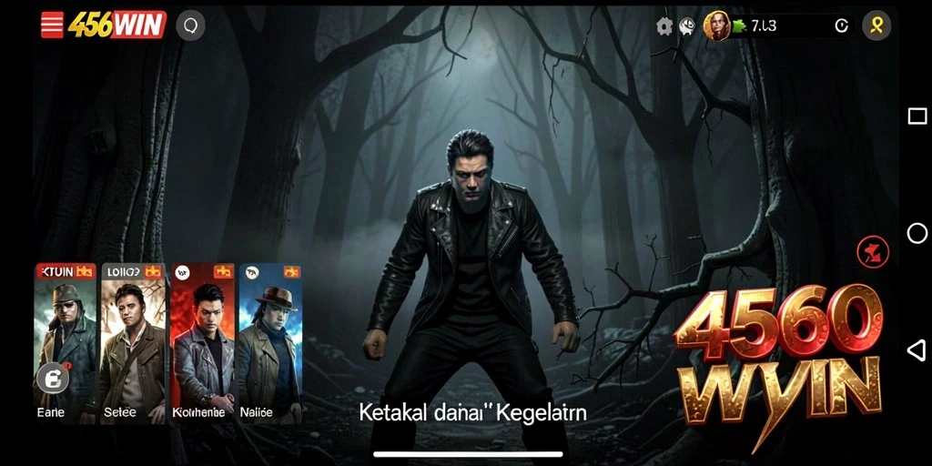 Screenshot gameplay menampilkan suasana mencekam dalam 456WIN.