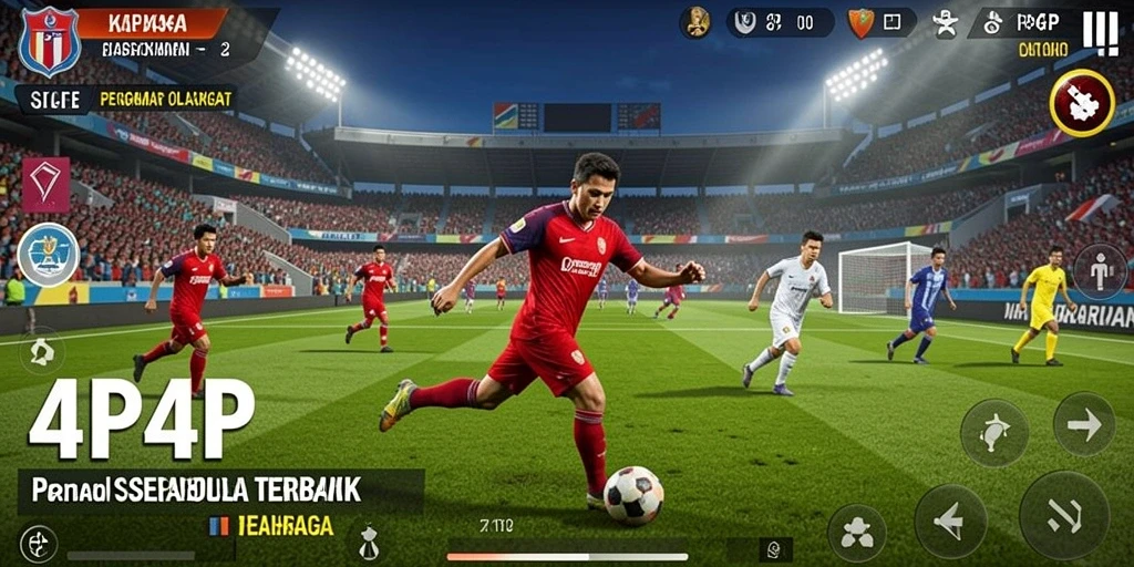 Tampilan gameplay 4P4P yang memukau dan mendebarkan.