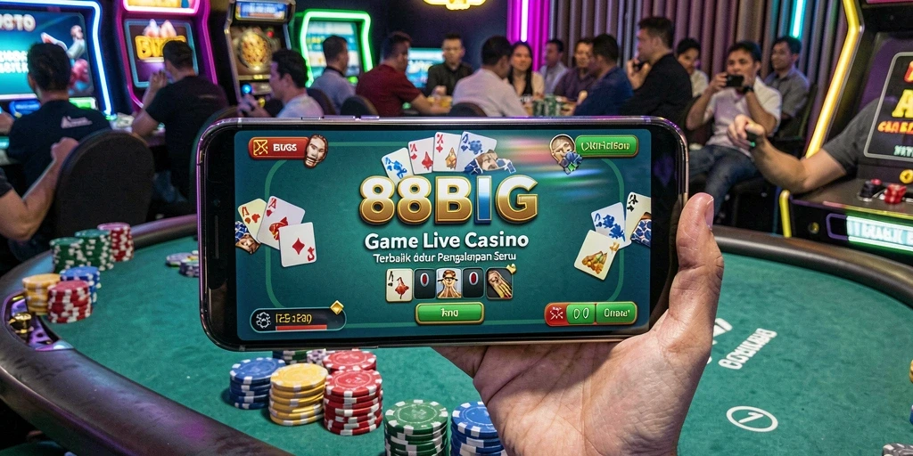 Tampilan permainan Live Casino yang seru dan interaktif di 88BIG.