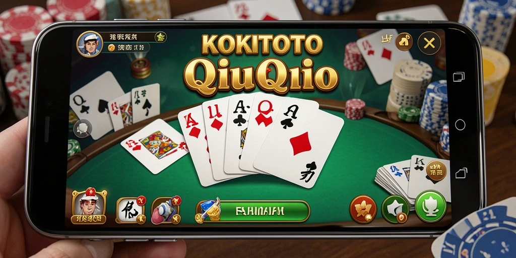 Tampilan gameplay QiuQiu yang mendebarkan dan seru.