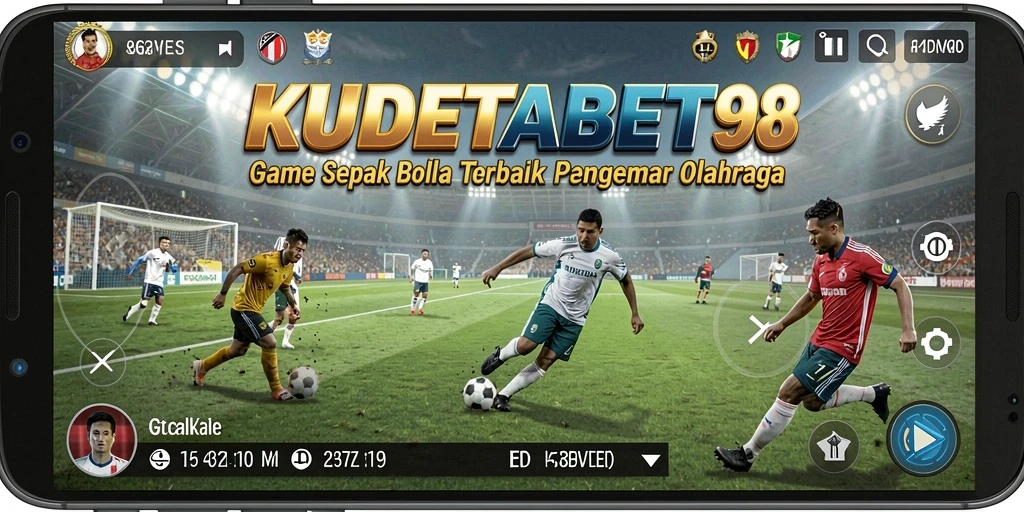 Tampilan gameplay <strong>KUDETABET98</strong> yang seru dan interaktif di lapangan sepak bola.