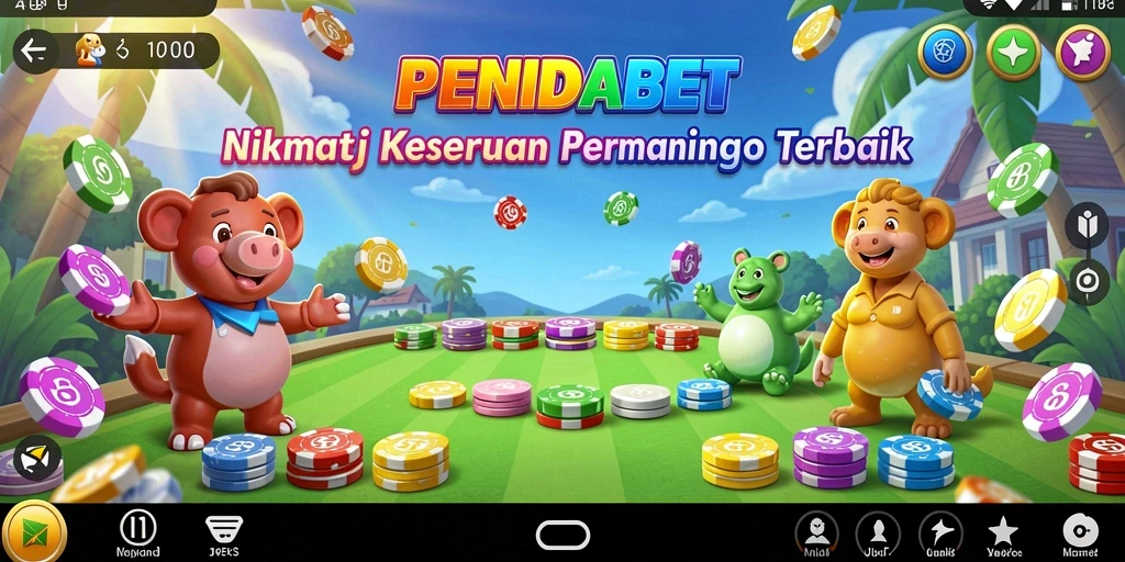 Tampilan permainan Bingo yang seru dan mengasyikkan di PENIDABET.