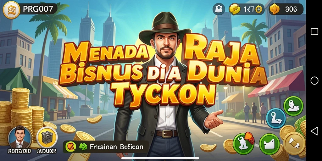 Tangkapan layar dari gameplay Tycoon yang mendebarkan.