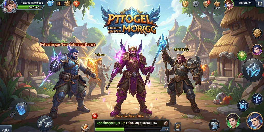 Tampilan gameplay menarik dari PTTOGEL dalam dunia MMORPG.