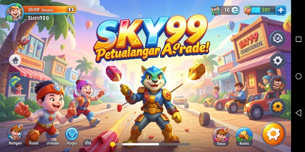 Tampilan gameplay seru dari SKY99 dengan tantangan yang mengasyikkan.
