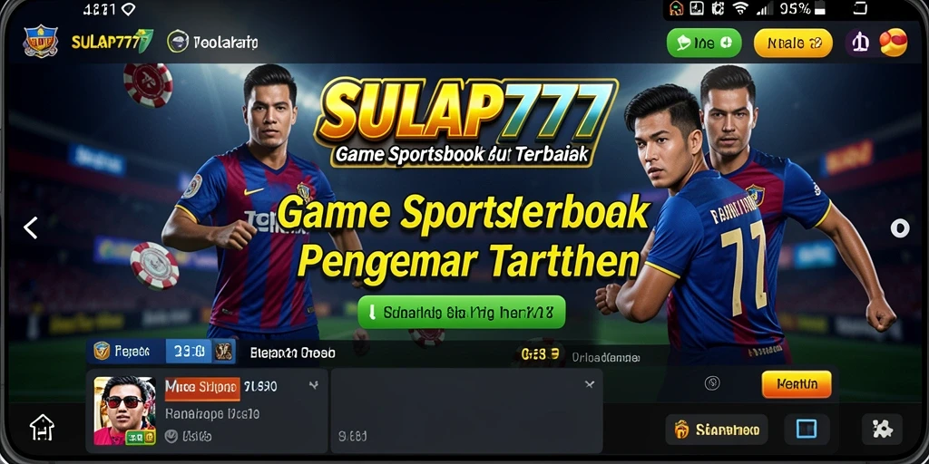 Tampilan gameplay Sportsbook SULAP777 yang menarik dan interaktif.