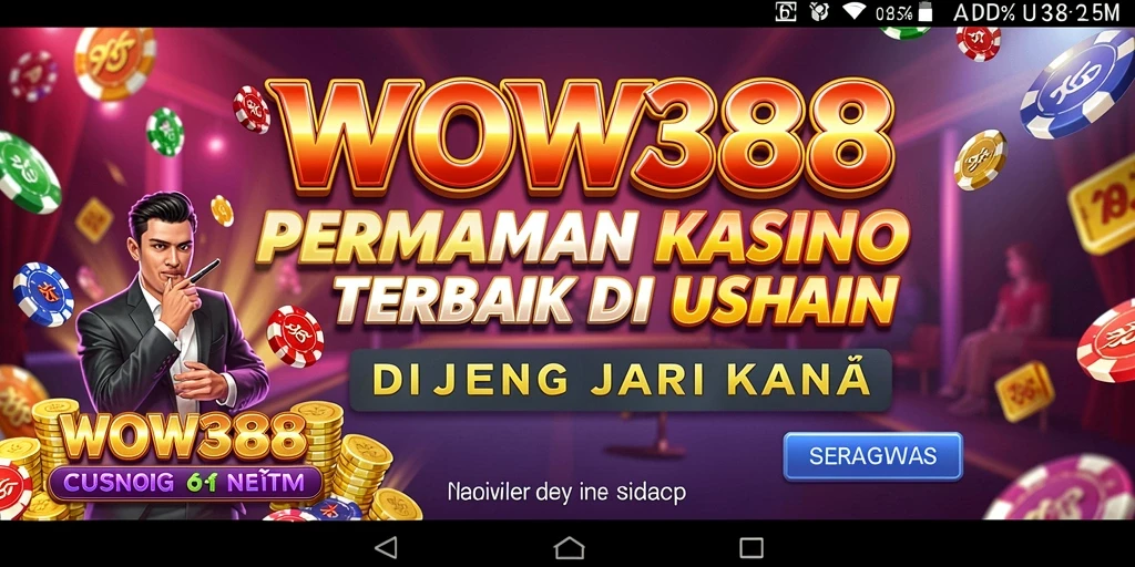 Tampilan gameplay WOW388 yang seru dan menarik di kasino.